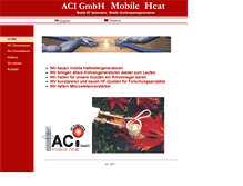 Tablet Screenshot of mobileheat.de